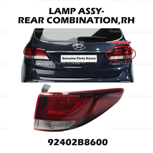 ⭐Genuine⭐ Tail Light Lamp Outside RH for HYUNDAI Santa FE XL Maxcruz 14-17