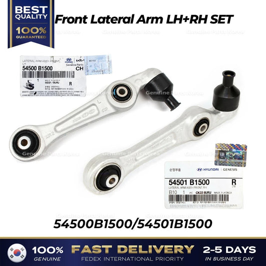 ⭐Genuine⭐ Front Lateral Arm LH RH SET 54500B1500 54501B1500 for Hyundai Genesis