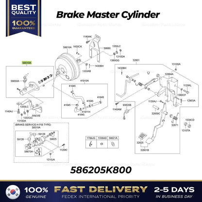 Genuine Brake Master Cylinder for Hyundai E-Mighty E-County