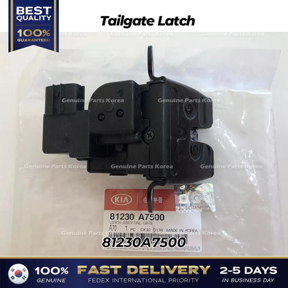 Genuine Tailgate Latch 81230A7500 for Kia Forte Forte Koup