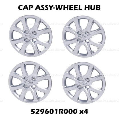 Genuine Wheel Hub Cap Cover 529601R000 4P 1SET for Hyundai Accent 2012-2014