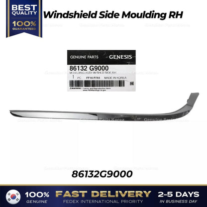 Genuine Windshield Side Moulding RH 86132G9000 for Hyundai Genesis G70