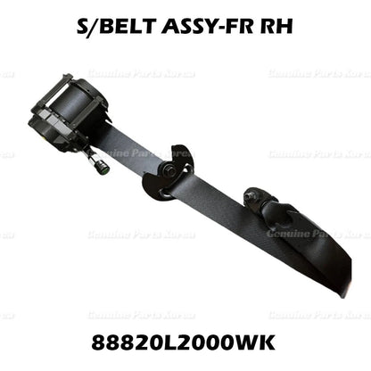 Genuine Blk Seat Belt Front Right 88820L2000WK for Kia K5 2021-2022