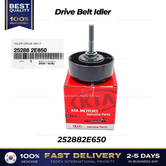 ⭐Genuine⭐ Drive Belt Idler 252882E650 for Hyundai Sonata Kia Optima Hybrid