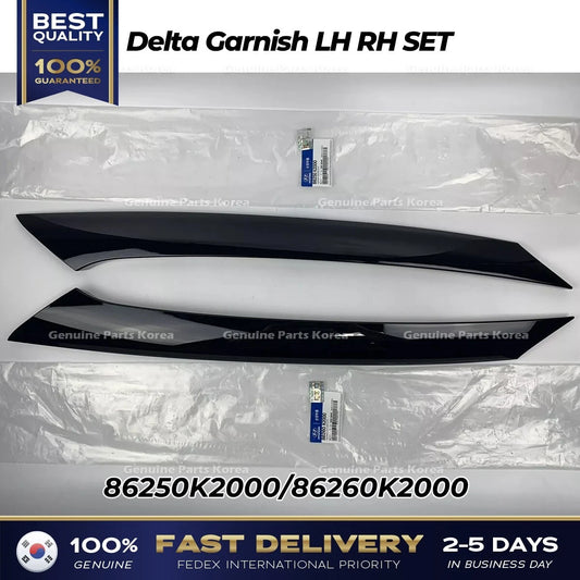 ⭐Genuine⭐ Delta Garnish LH RH SET 86250K2000 86260K2000 for Hyundai Venue