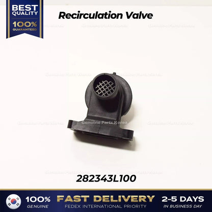 Genuine Recirculation Valve 282343L100 for Hyundai Genesis G70 G80 Kia K900