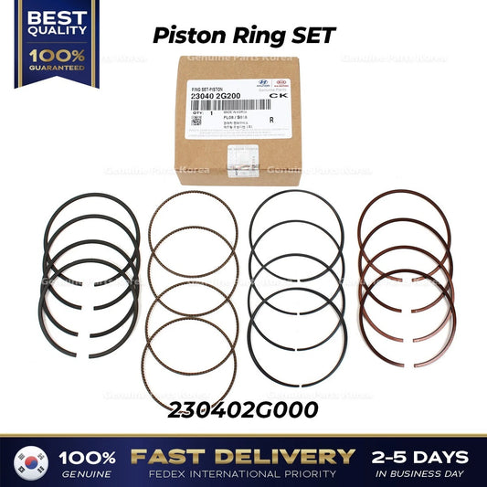 ⭐Genuine⭐ Piston Ring SET 230402G000 for Hyundai Tucson Kia Forte