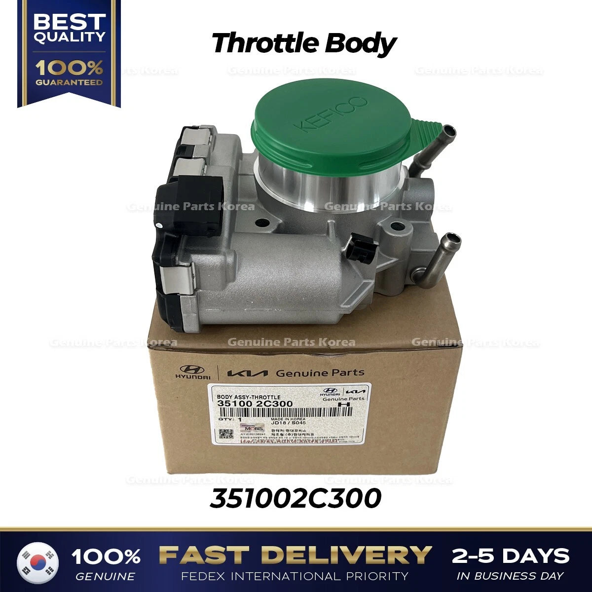 ⭐Genuine⭐ Throttle Body 351002C300 for Hyundai Genesis Coupe 2.0L 2010-2014