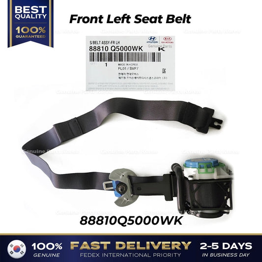 ⭐Genuine⭐ Front Left Seat Belt 88810Q5000WK for Kia Seltos