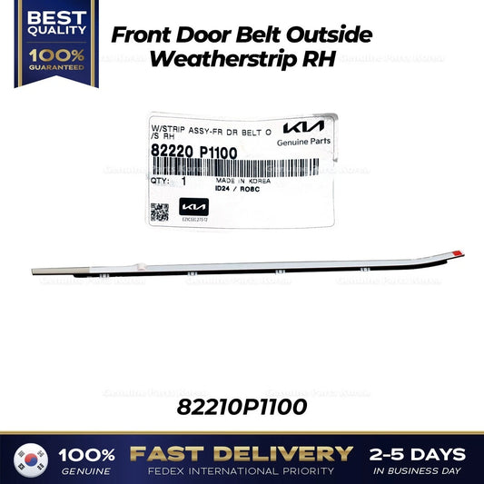 ⭐Genuine⭐ Front Door Belt Outside Weatherstrip RH 82220P1100 for Kia Sportage