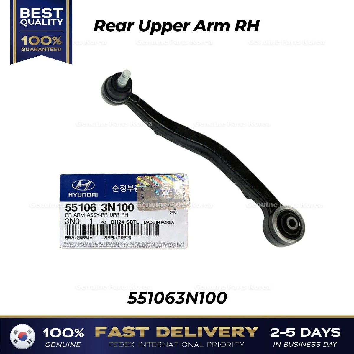 ⭐Genuine⭐ Rear Upper Arm RH 551063N100 for Hyundai Equus Genesis Kia K900