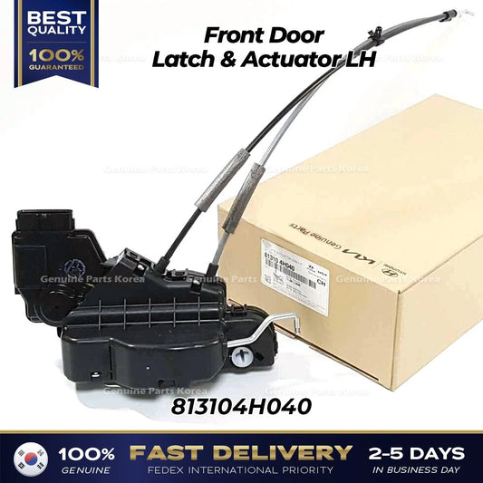 ⭐Genuine⭐ Front Door Latch & Actuator LH 813104H040 for Hyundai H1