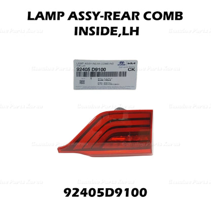 Genuine Rear Tail Light Lamp Assembly Left 92405D9100 for Kia Sportage