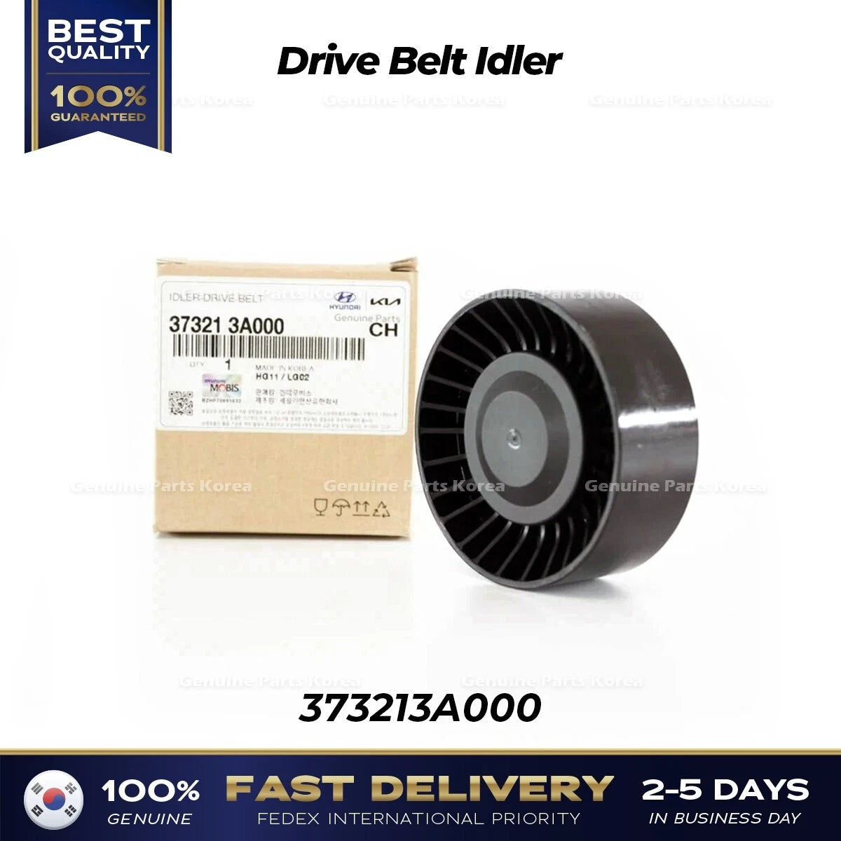 ⭐Genuine⭐ Drive Belt Idler 373213A000 for Hyundai Veracruz