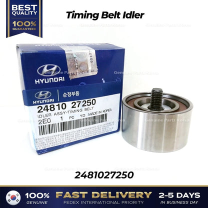 Genuine Timing Belt Idler 2481027250 for Hyundai Santa Fe Tucson