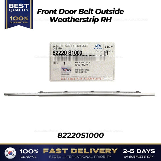 ⭐Genuine⭐ Front Door Belt Outside Weatherstrip RH 82220S1000 for Santa Fe
