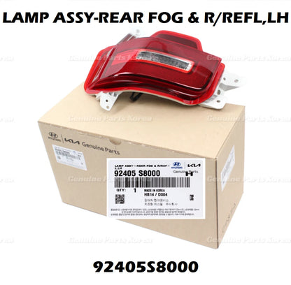 OEM Rear Bumper Backup Lamp Reflector LH 92405S8000 for Hyundai Palisade 20-22