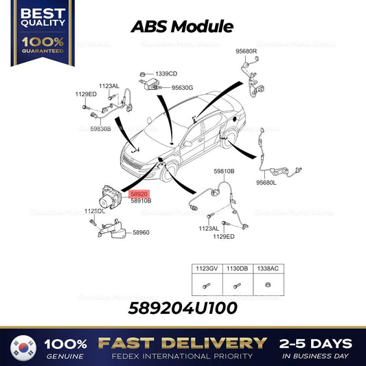 ⭐Genuine⭐ ABS Module 589204U100 for Kia Optima Hybrid