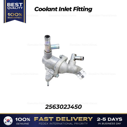Genuine Coolant Inlet Fitting 256302J450 for Hyundai Tucson Kia Sportage