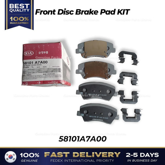 ⭐Genuine⭐ Front Disc Brake Pad KIT 58101A7A00 for Kia Forte