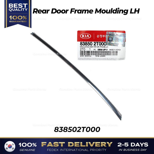 ⭐Genuine⭐ Rear Door Frame Moulding LH 838502T000 for Kia Optima