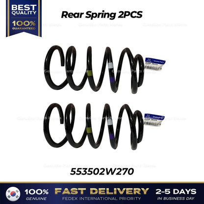 Genuine Rear Spring 2PCS 553502W270 for Hyundai Santa Fe
