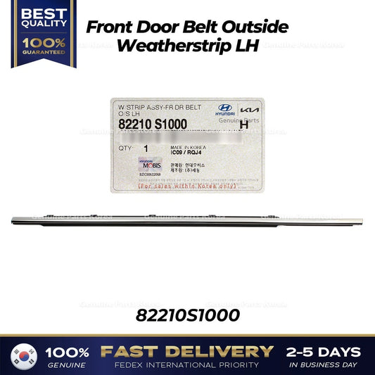 ⭐Genuine⭐ Front Door Belt Outside Weatherstrip LH 82210S1000 for Santa Fe