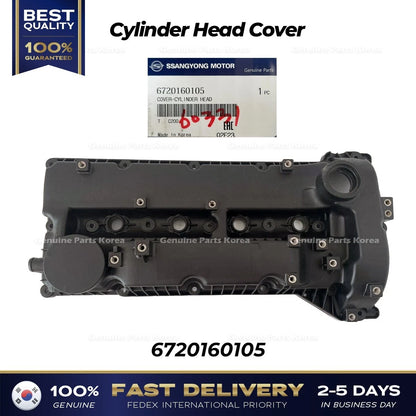 Genuine Cylinder Head Cover 6720160105 for Ssangyong Rexton G4