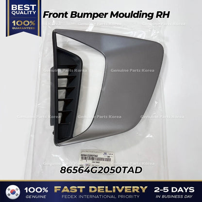 Genuine Front Bumper Moulding RH 86564G2050TAD for Hyundai Ioniq