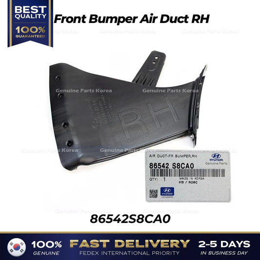⭐Genuine⭐ Front Bumper Air Duct RH 86542S8CA0 for Hyundai Palisade