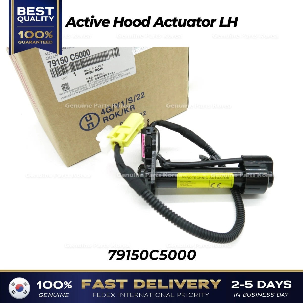 ⭐Genuine⭐ Active Hood Actuator LH 79150C5000 for Kia Sorento