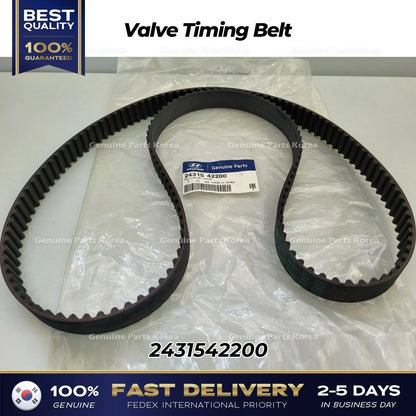 Genuine Valve Timing Belt 2431542200 for Hyundai Porter II Kia Bongo III