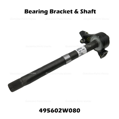 Genuine Bearing Bracket & Shaft 495602W080 for Hyundai Maxcruz Santa Fe