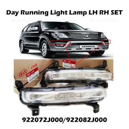 Genuine Day Running Light Lamp LH RH SET 922072J000 922082J000 for Kia Mohave