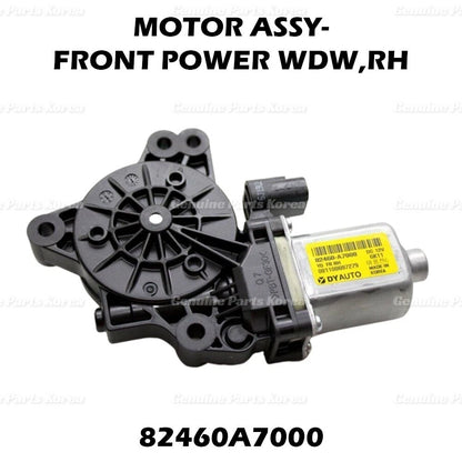 Genuine  Power Window Motor Front RH 82460A7000 Kia Forte Forte5 2014-2018