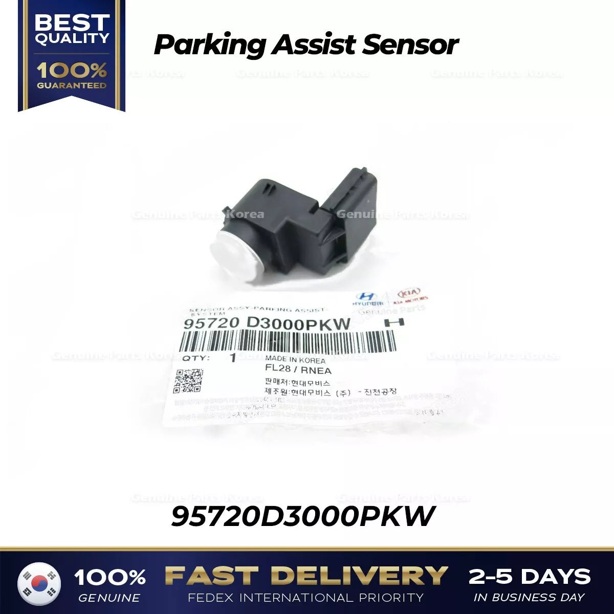⭐Genuine⭐ Parking Assist Sensor 95720D3000PKW for Hyundai Tucson