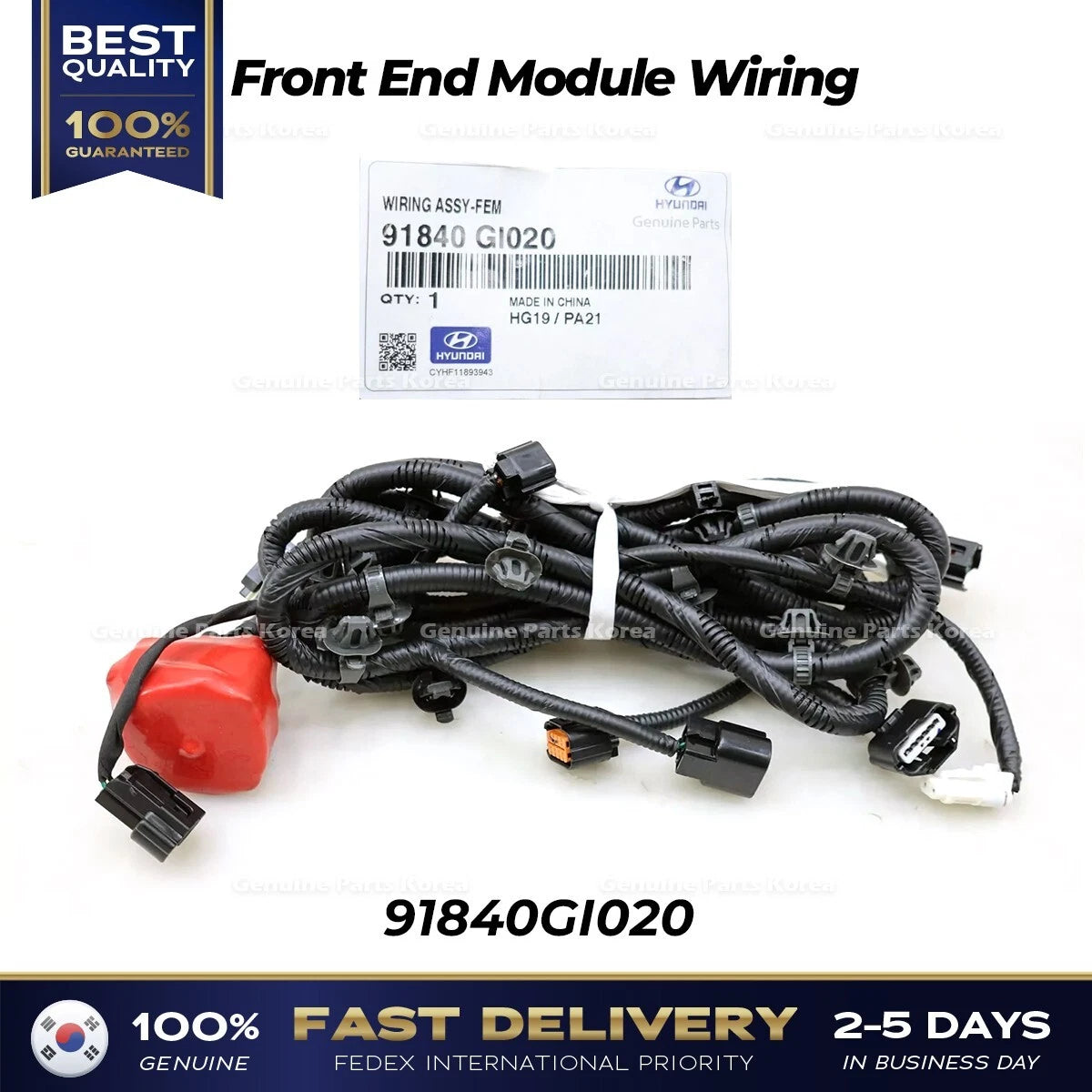 ⭐Genuine⭐ Front End Module Wiring 91840GI020 for Hyundai Ioniq
