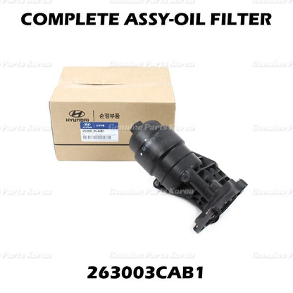 Genuine Engine Oil Filter 263003CAB1 for Hyundai & Kia 2012 - 2019