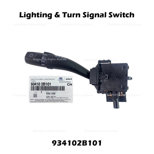 Genuine Lighting & Turn Signal Switch 934102B101 for Hyundai Santa Fe