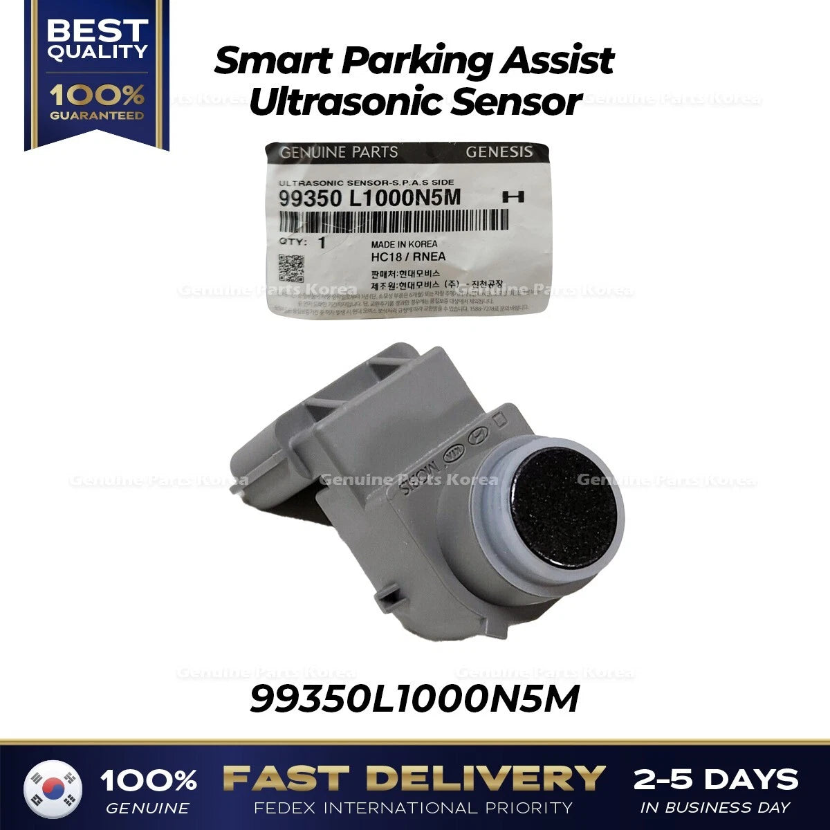 ⭐Genuine⭐ Smart Parking Assist Ultrasonic Sensor 99350L1000N5M for Genesis