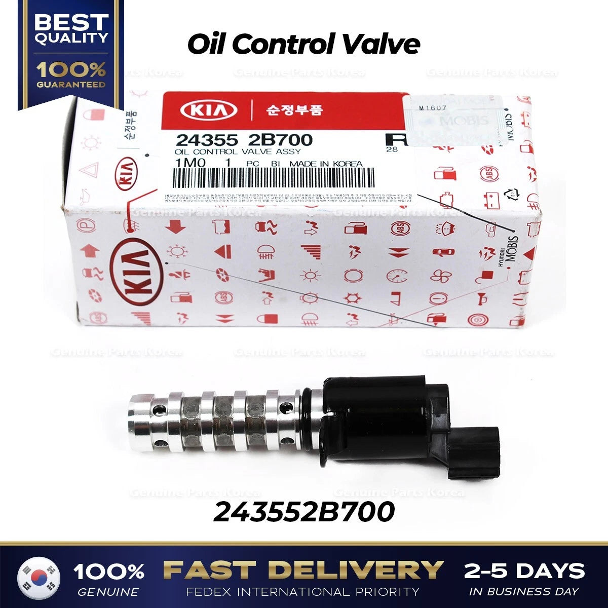 ⭐Genuine⭐ Oil Control Valve 243552B700 for Hyundai Kia