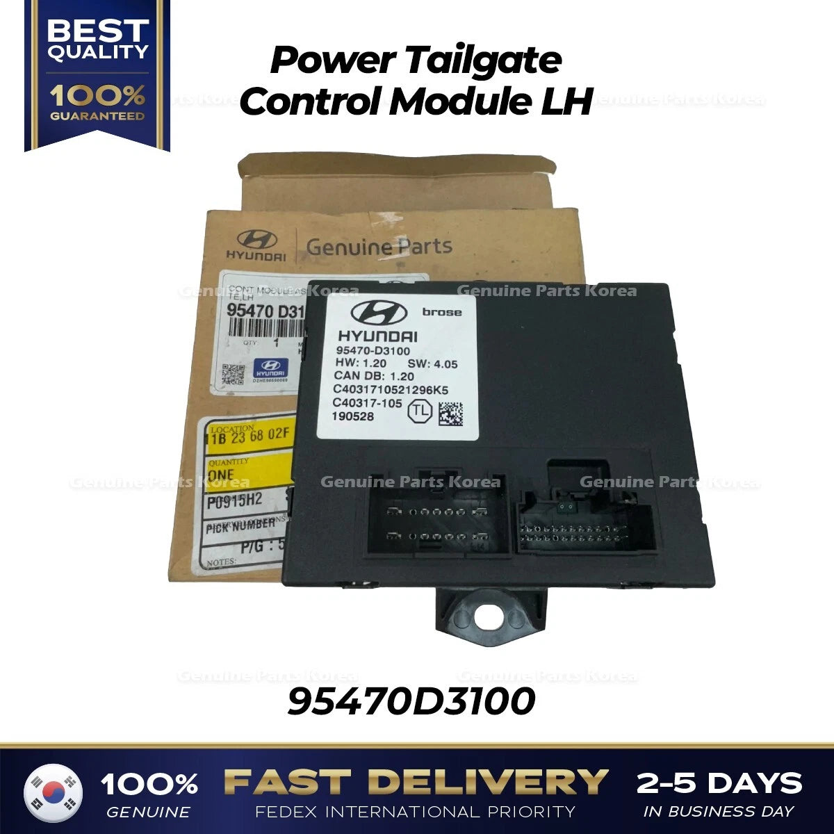 ⭐Genuine⭐ Power Tailgate Control Module LH 95470D3100 for Hyundai Tucson