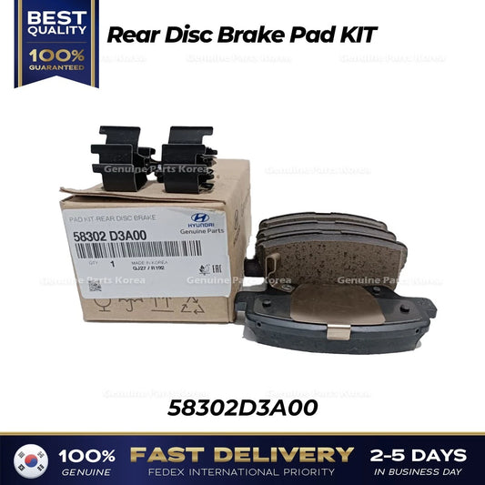 ⭐Genuine⭐ Rear Disc Brake Pad KIT 58302D3A00 for Kia Sportage