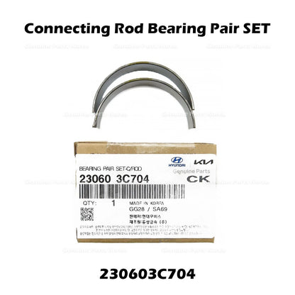 Genuine Connecting Rod Bearing Pair SET 230603C704 for Hyundai Kia