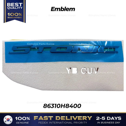 Genuine Emblem 86310H8400 for Kia Stonic