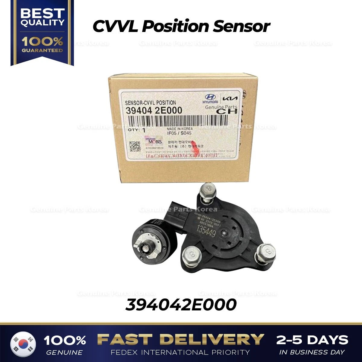 ⭐Genuine⭐ CVVL Position Sensor 394042E000 for Hyundai Sonata