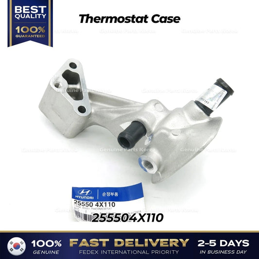 ⭐Genuine⭐ Thermostat Case 255504X110 for Hyundai Terracan Kia Sedona
