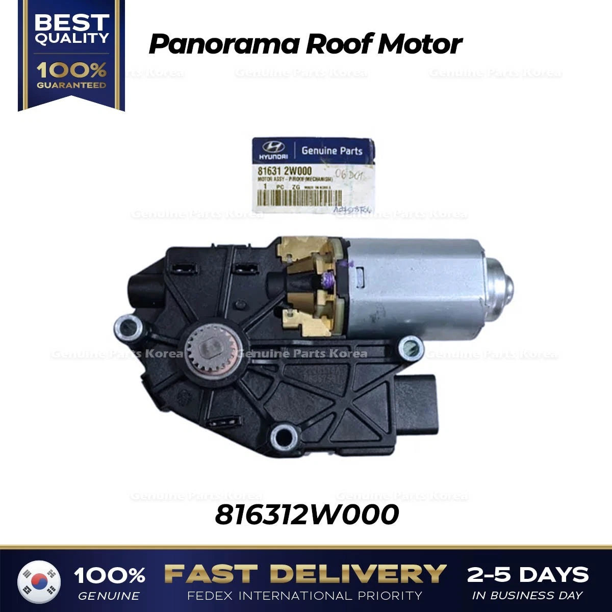 ⭐Genuine⭐ Panorama Roof Motor 816312W000 for Hyundai Santa Fe Sport