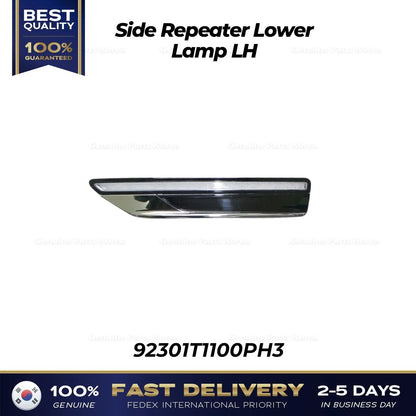 Genuine Side Repeater Lower Lamp LH 92301T1100PH3 for Hyundai Genesis G80