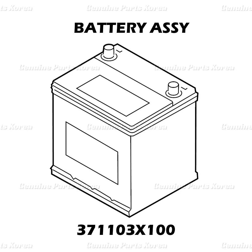 ⭐Genuine⭐ Battery ASSY 371103X100 for Hyundai Elantra Elantra Coupe Ioniq 5